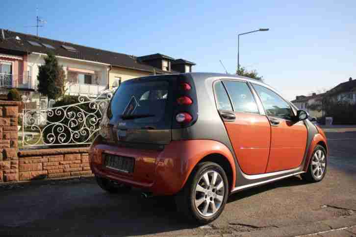 Smart ForFour pulse ? Scheckheft ? Klima ? Limited Orange ? TÜV 06.2017 ? 2.Hand