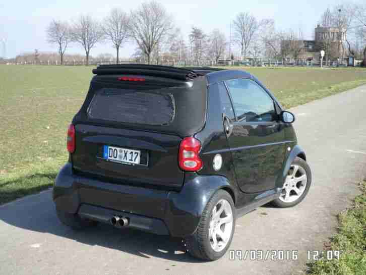 Smart ForTwo Cabrio 2004 6-Gang F1 Schaltwippen Leder Sitzheizung Brabus Style