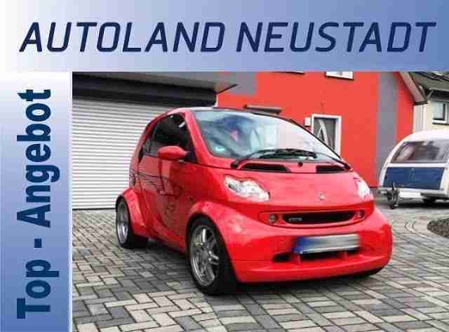 Smart ForTwo coupe softtouch BRABUS edition red +PDC