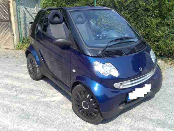 Smart Fortwo 450 Cabrio, 2003, 61PS, Leder, Klimaanlage, Tiptronic