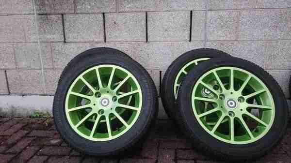 Smart Fortwo Felgen Electric Green