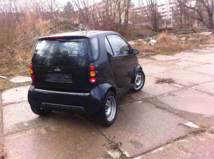 Smart Fortwo blackbeat City Flitzer TÜV BIS 7.2016 Klima El Fenster 98342 Km