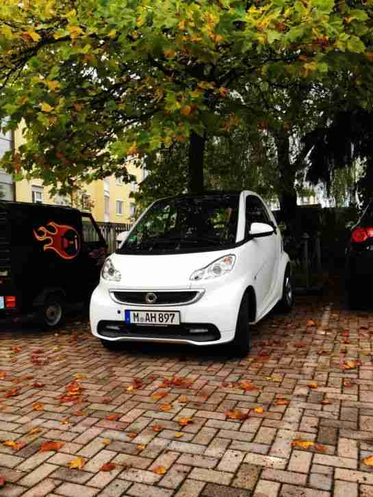 Smart fortwo coupe 62 kW Passion turbo kristallweiß