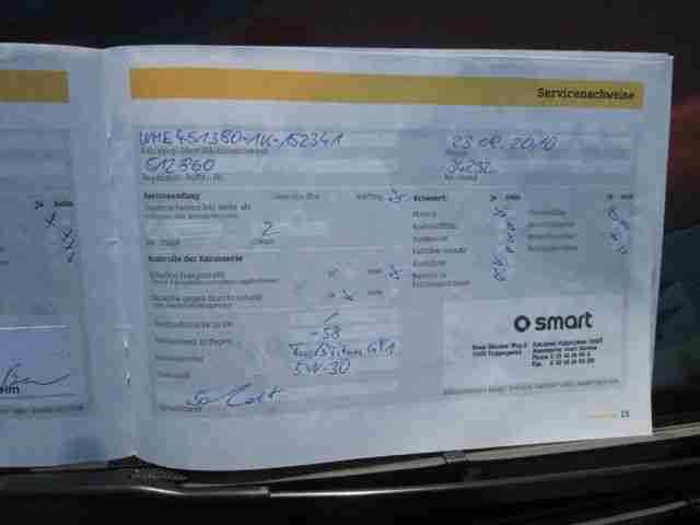 Smart smart fortwo softouch passion mhd-Stoff Rot