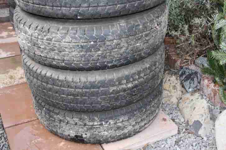 Sommerräder FORD Transit, original Ford-Stahlfelgen mit Goodyear 215/75R16 C
