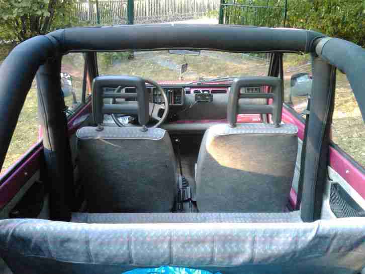 Sommerspaß pur: Seat Marbella Playa Cabrio 1990 Kübelwagen mit Tüv 07/2017