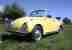 Sommertraum in gelb VW Käfer Cabrio 1303 H Kennzeichen Top Karosse