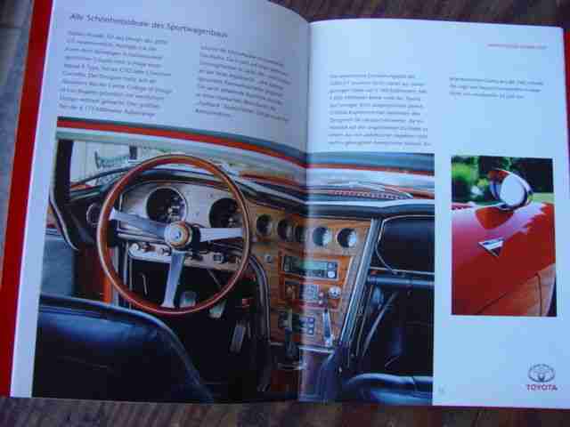 Sportwagen Toyota 2000 GT Pressemappe mit Bilddaten-CD und Beschreibung