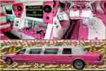 Stretch Limousine Lincoln Town Car Pink