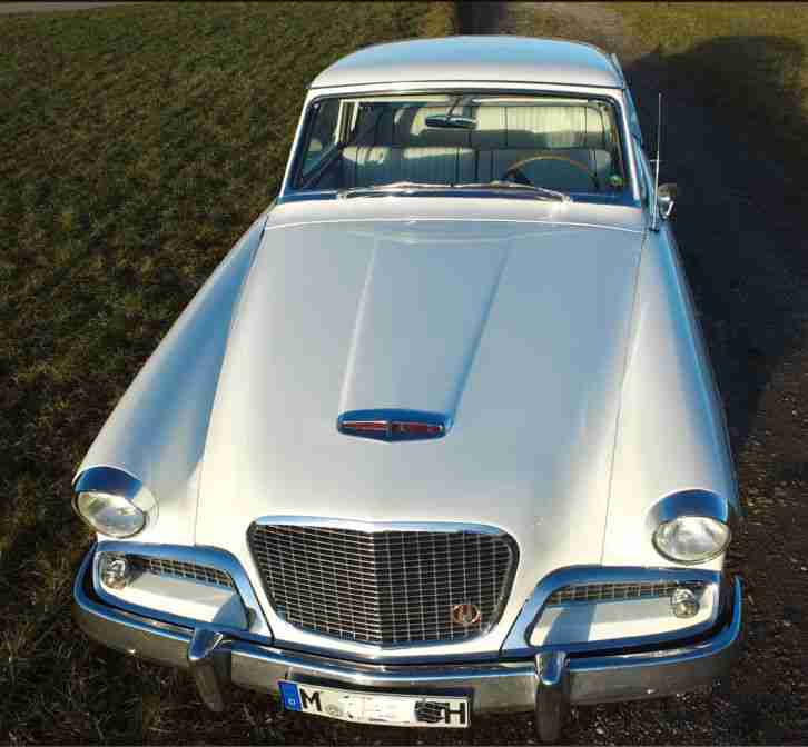 Studebaker 1960 HAWK Zustand 2 ganz in weiß einfach nur