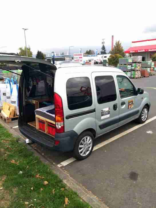 Studenten Minicamper Wohnmobil! Kangoo WM HU Neu Grüne