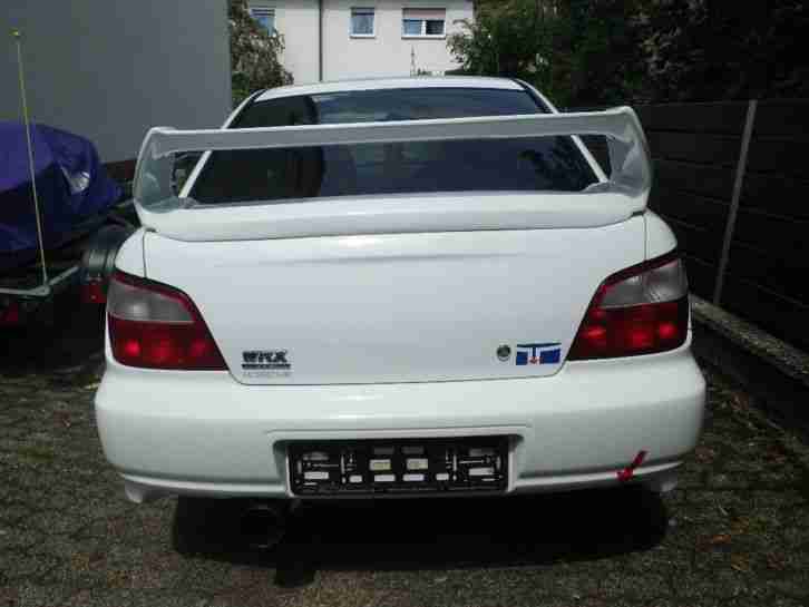 Subaru Impreza WRX Bugeye - Tüv + Reifen neu, WEISS, Rechtslenker Limo GD/GG 4WD