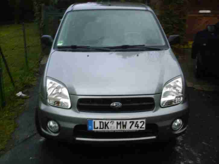 Subaru Justy Allrad Bj 2007 mit Anhängerkupplung Grau Benziner