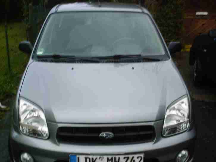 Subaru Justy Allrad Bj 2007 mit Anhängerkupplung Grau Benziner