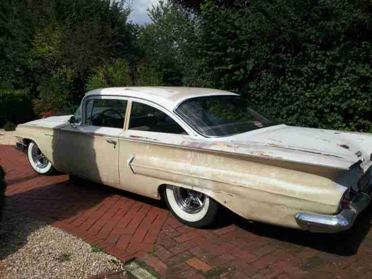 Super Coupe Chevrolet Biscayne 1960 mit Top Patina Hot Rod selten .
