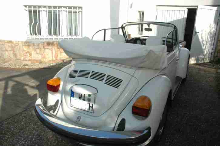Super seltenes VW Käfer Cabrio Triple White 1303
