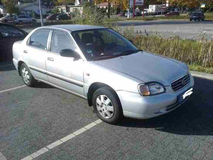 Suzuki Baleno, EZ: 05.2002, Limousine, 63KW, günstiger Verbrauch, HU: 10/2014