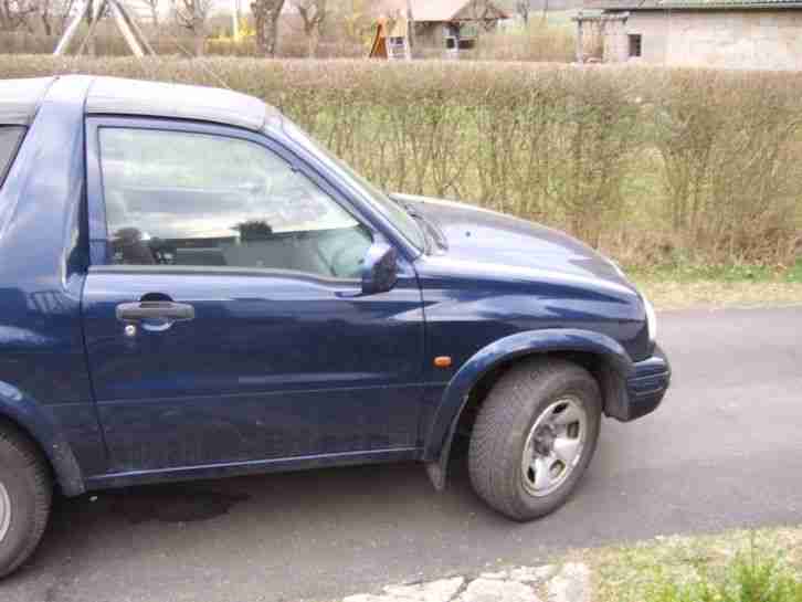 Suzuki Grand Vitara 1,6, zuschaltbar Allrad, Cabrio,verbreitert, TÜV bis 4-2020