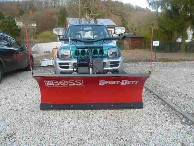 Suzuki Jimny 1.5 DDiS Winterdienst Boss Schneeschild, Lehner Streuer, 70.000 km