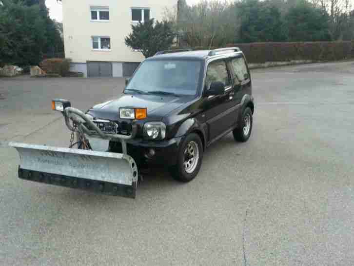 Suzuki Jimny Allrad Schneepflug Schneeschild Räumschild Winterdienst Pfau LBS