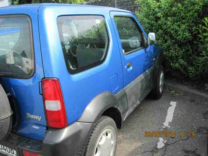 Suzuki Jimny, Bj. 03.2000, blau, org.101000 Km guter Zustand