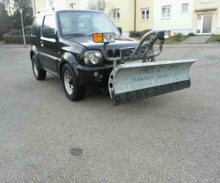 Suzuki Jimny Schneepflug Schneeschild Räumschild Winterdienst Pfau