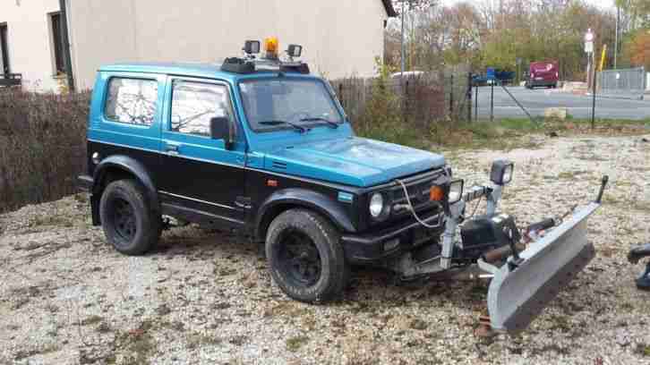 Samurai 4x4 Winterdienstfahrzeug, Schneepflug,