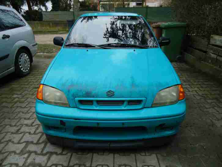 Suzuki Swift 1,0l,39kW,Bj.97,Fahrwerk Koni gelb,7x15 Borbet,195/45/15,H.Gurte