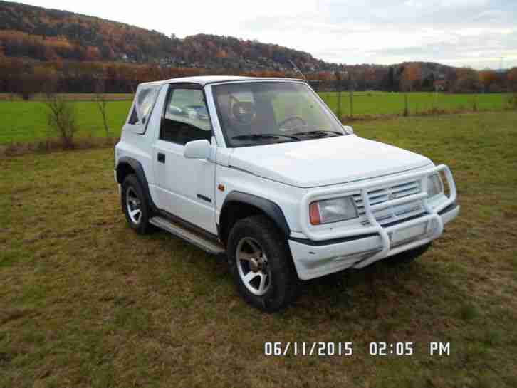 Suzuki Vitara Typ ET Santana Cabrio Allrad 4x4 102326 Kilometer Bastlerfahrzeug