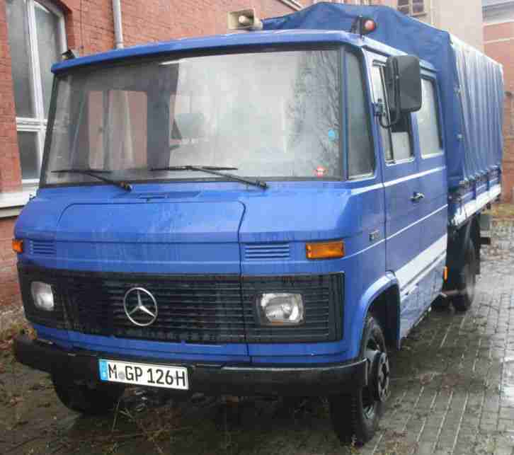 THW Mercedes L 410 Oldtimer TÜV neu Innenstadt Doppelkabine 66.000 km 2 x AHK