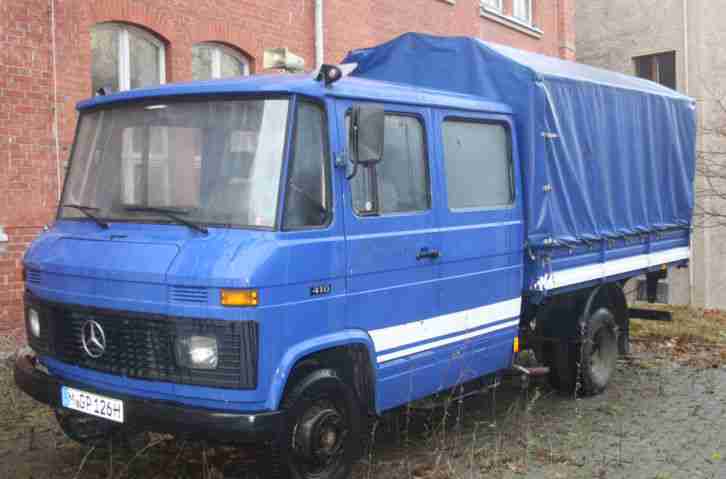 THW Mercedes L 410 Oldtimer TÜV neu Innenstadt Doppelkabine 66.000 km 2 x AHK