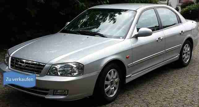 *** TOP *** KIA Magentis V6 Limousine EZ2002 silb.grau Scheckheft 8-fach TÜV2016