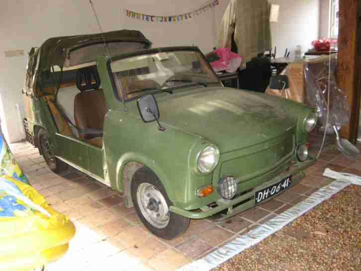 TRABANT 601 KUBEL - 76.881 KM's - CABRIOLET - MIT ALTE DDR-DOCUMENTATION