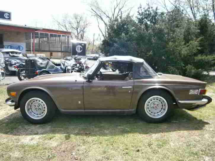 TRIUMPH TR6 1974 TABACCO BRAUN