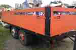 Tandem Anhänger für LKW Pritsche