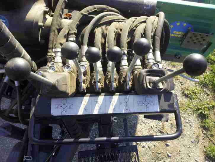 Tandem Dreiseitenkipper kombinier Rückezug Anhänger mit Kran