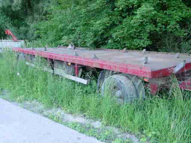 Tieflader Containertransporter