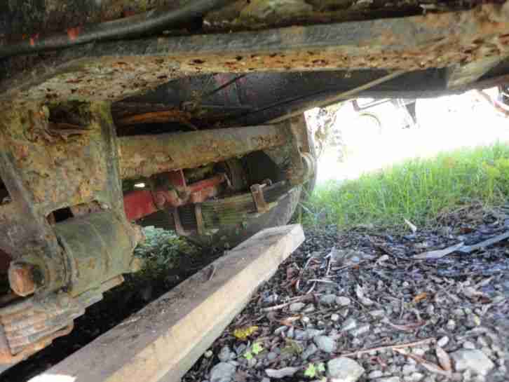 Tieflader Marke Nicolas Baujahr 1978 zum Restaurieren oder Verschrotten