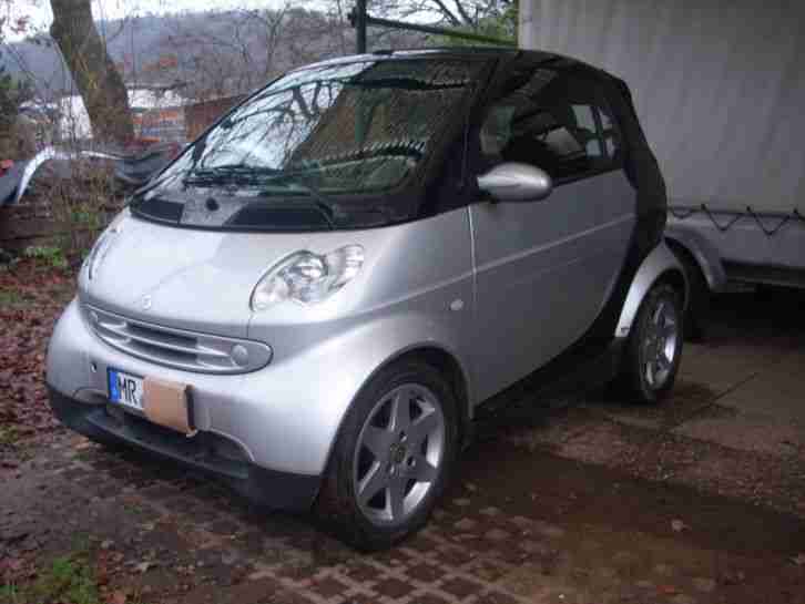 Top Smart MERCEDES CABRIO 450 generalüberholter Motor TÜV 07/2017 BRABUS Optik