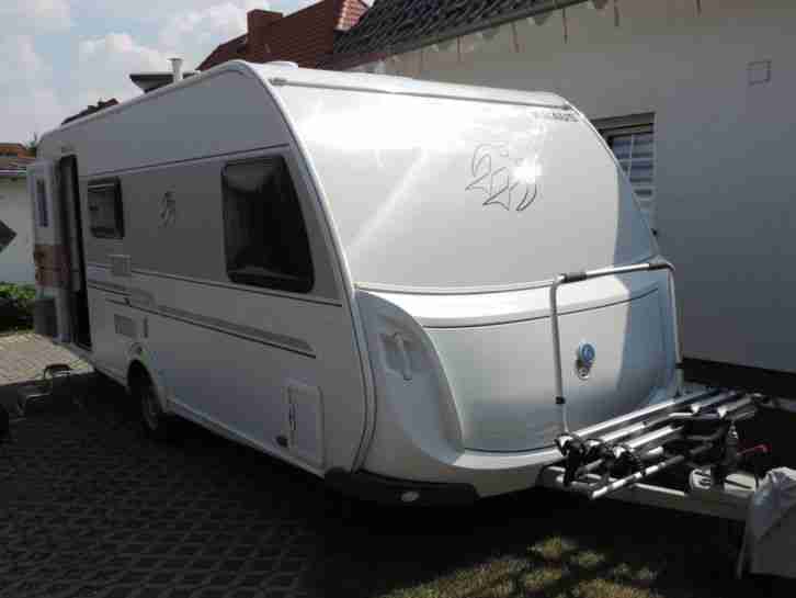 Top gepflegter Wohnwagen Knaus Südwind 500 FSK mit Zubehör und Vorzelt