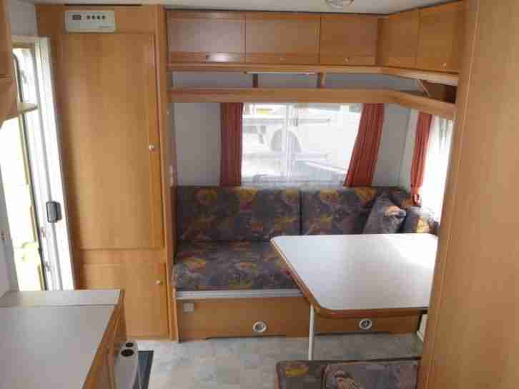 Topgepflegter reise-wohnwagen :Kip Greyline Special 47 TTR '99 Fest quer bett!