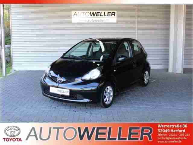 Toyota Aygo Black, 5-trg., 1.Hand, Klima, Alu, wenig KM