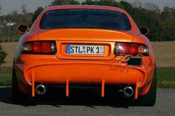 Toyota Celica t20 Lamborghini orange Baracuda Felgen Ledersitze gold/chrom