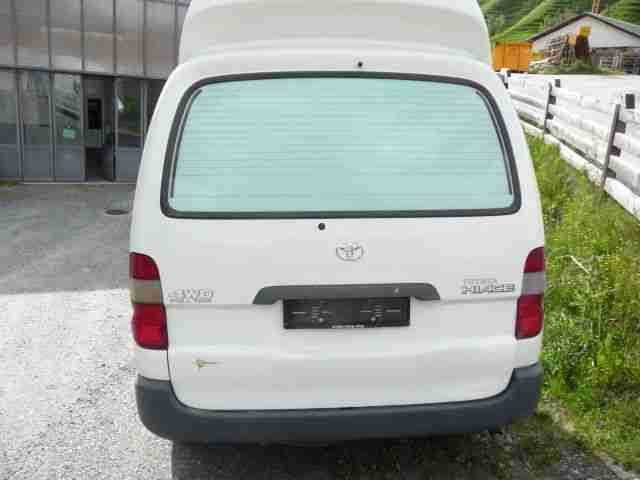 Toyota Hiace Td 4WD mit Kühlkasten und Aggregat