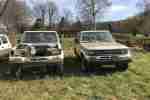 Landcruiser KJ 70 im Doppelpack als Teileträger