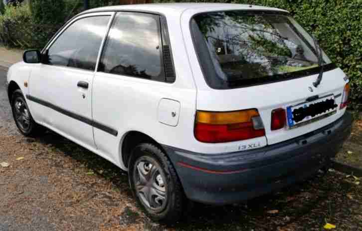 Toyota Starlet 1.3 XLi Details Gebraucht, Limousine, 02/1993, 55 kW (75 PS), Ben