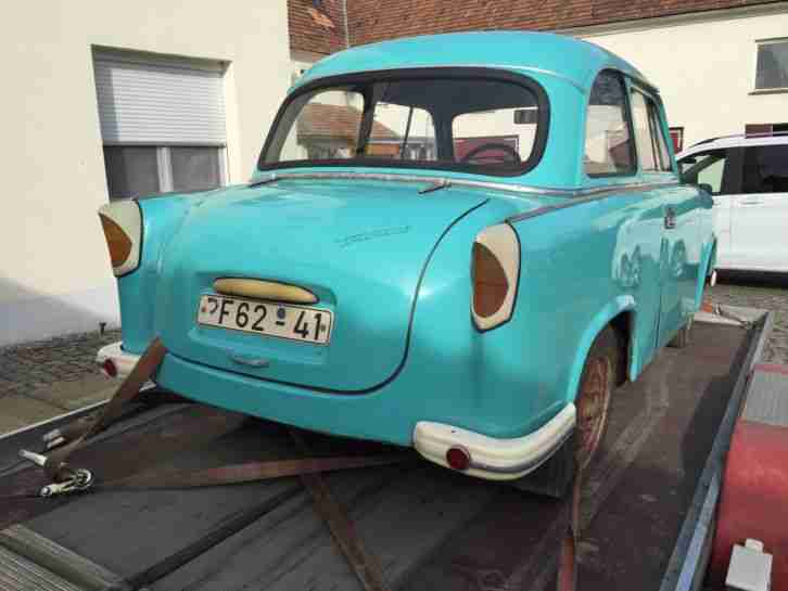 Trabant 500 Garagenfund +Ersatzteile