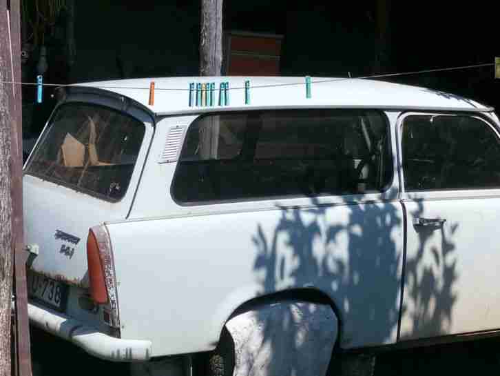 Trabant 601 2T, 1Hand, 7500km in Motor, mit FZ Brief Schein, Rost am üblichen Platz