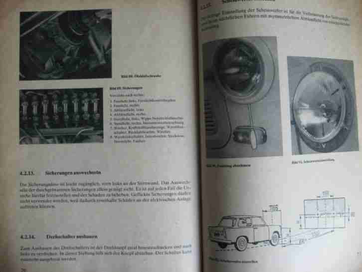 Trabant 601 Betriebsanleitung