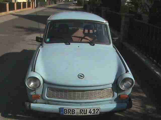 Trabant 601 Bj.1988 gletscherblau 140.000km TUV April 2016 Anhängerkupplung